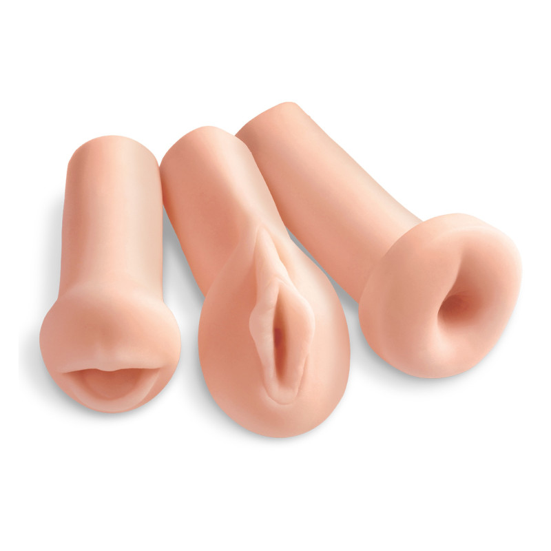 Pipedream Extreme Toyz Trio de masturbateurs réalistes